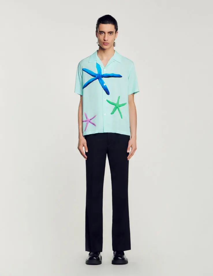 Sandro Starfish printed shirt Login to add to Wish list. 1