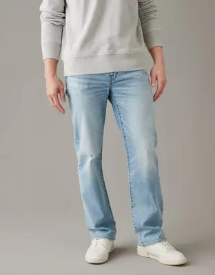 American Eagle AirFlex+ Ultrasoft Distressed Original Bootcut Jean. 1