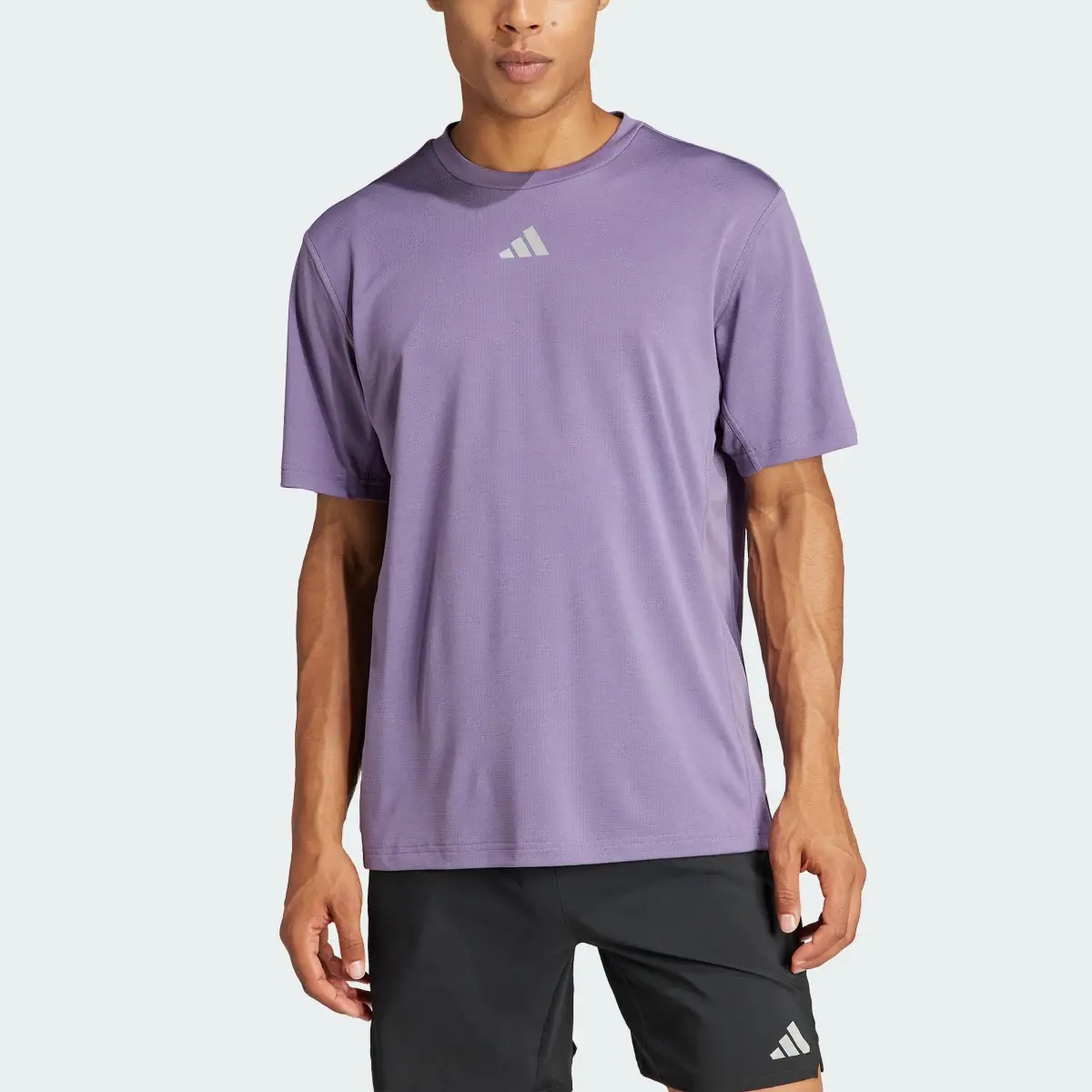 Adidas Playera HIIT Workout 3 Franjas. 1