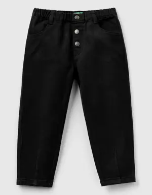 baggy fit trousers