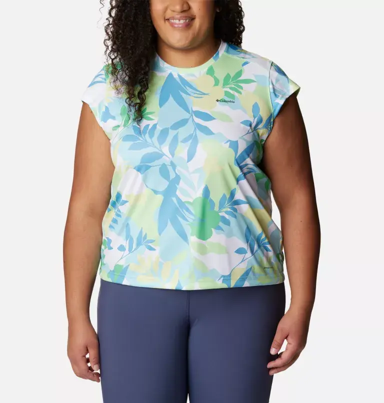 Columbia Women's Summerdry™ Printed Shirt - Plus Size. 1