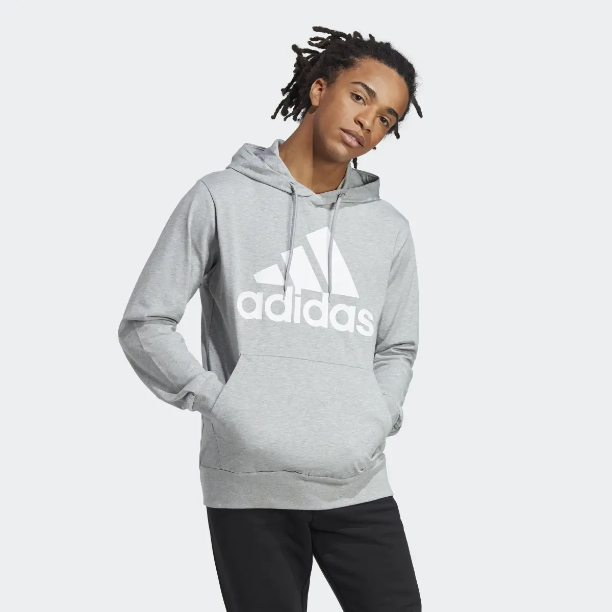 Adidas Essentials Logo Hoodie. 2