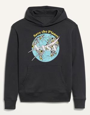 NASA "Save the Planet" Gender-Neutral Pullover Hoodie for Adults black