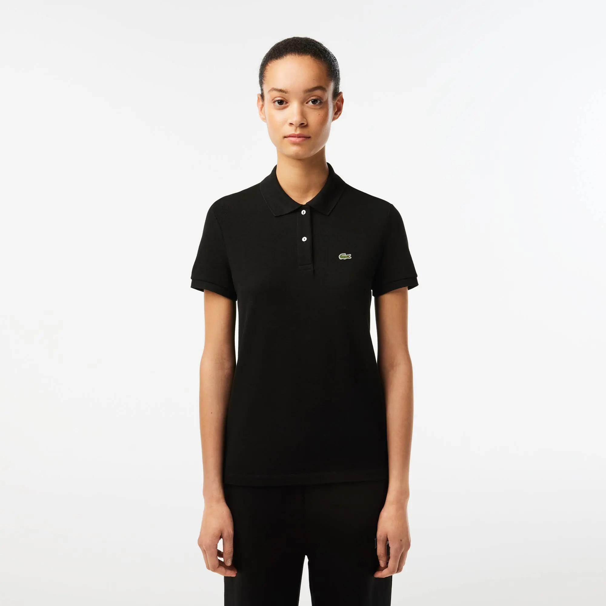 Lacoste Women's Lacoste Regular Fit Soft Cotton Petit Piqué Polo Shirt. 1