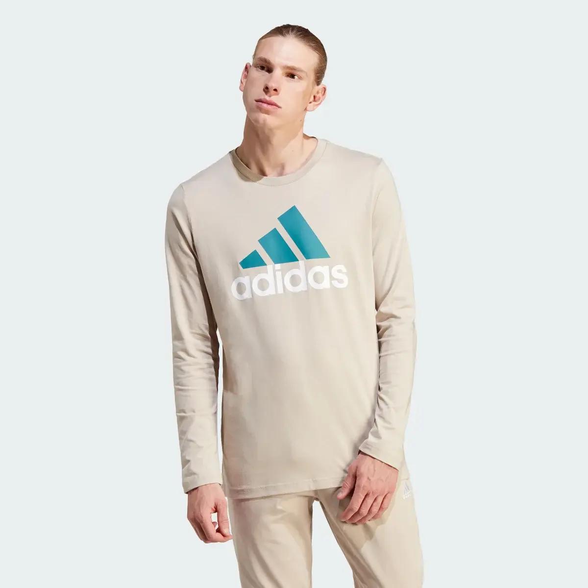 Adidas Essentials Long Sleeve Tee. 2