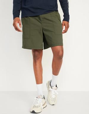 Old Navy Hybrid Tech Chino Shorts for Men -- 7-inch inseam green