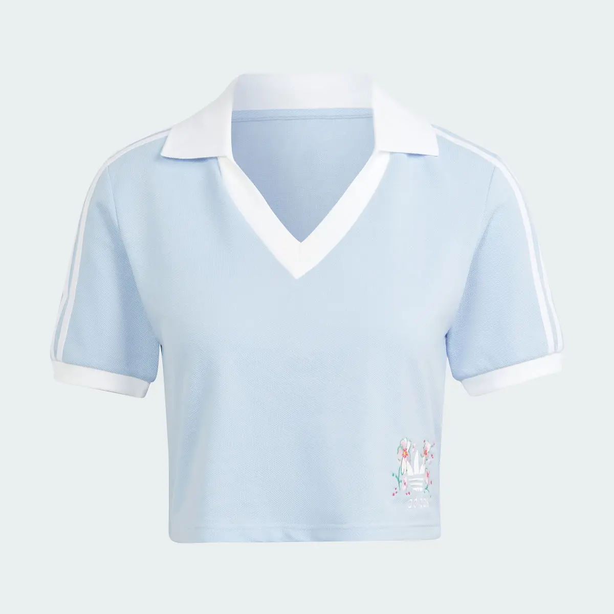 Adidas Crop Polo Shirt. 3