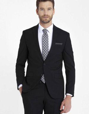 Hatemoğlu Siyah Slim Fit Takım Elbise. 3 Hatemoğlu Siyah Slim Fit Takım Elbise. 3