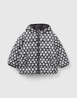 jacket with floral print