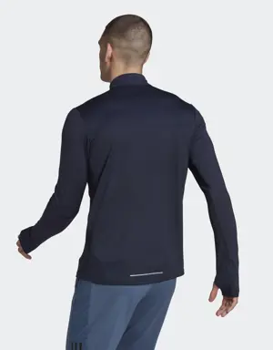 Adidas Own The Run 1/2 Zip Long Sleeve Long-Sleeve Top. 3 Adidas Own The Run 1/2 Zip Long Sleeve Long-Sleeve Top. 3