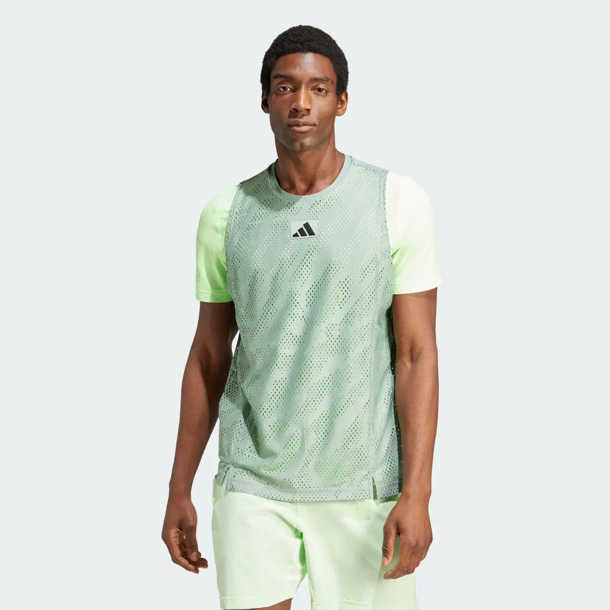 Adidas T-shirt da tennis Pro Layering. 2