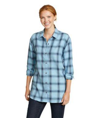 Women's Fremont Snap-Front Flannel Tunic