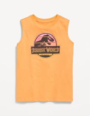 Jurassic World™ Gender-Neutral Graphic Tank Top for Kids orange