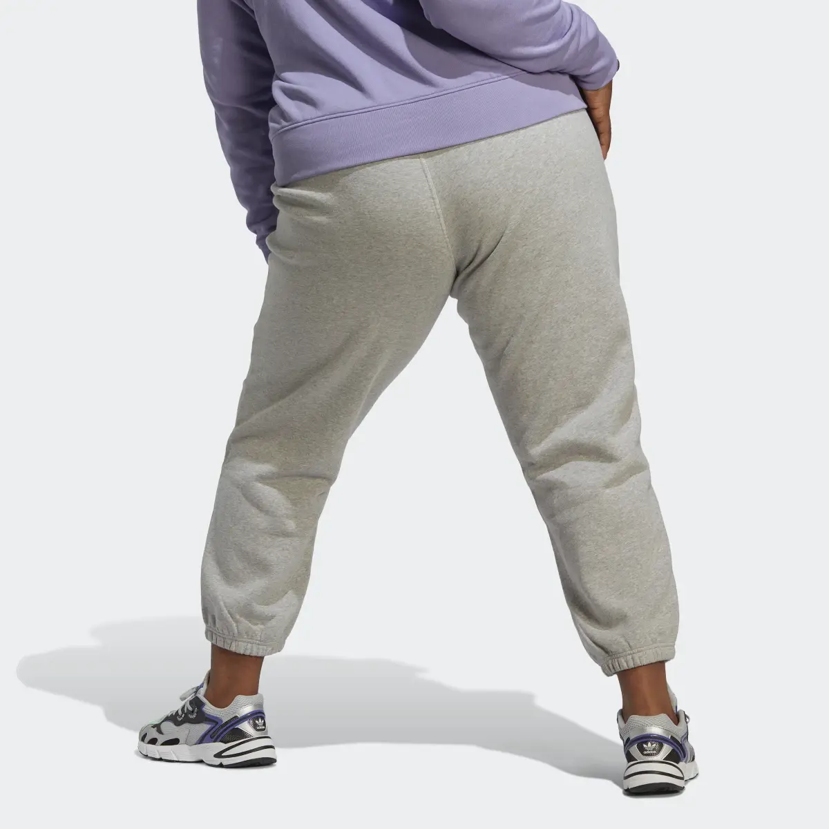 Adidas Essentials Fleece Joggers (Plus Size). 2