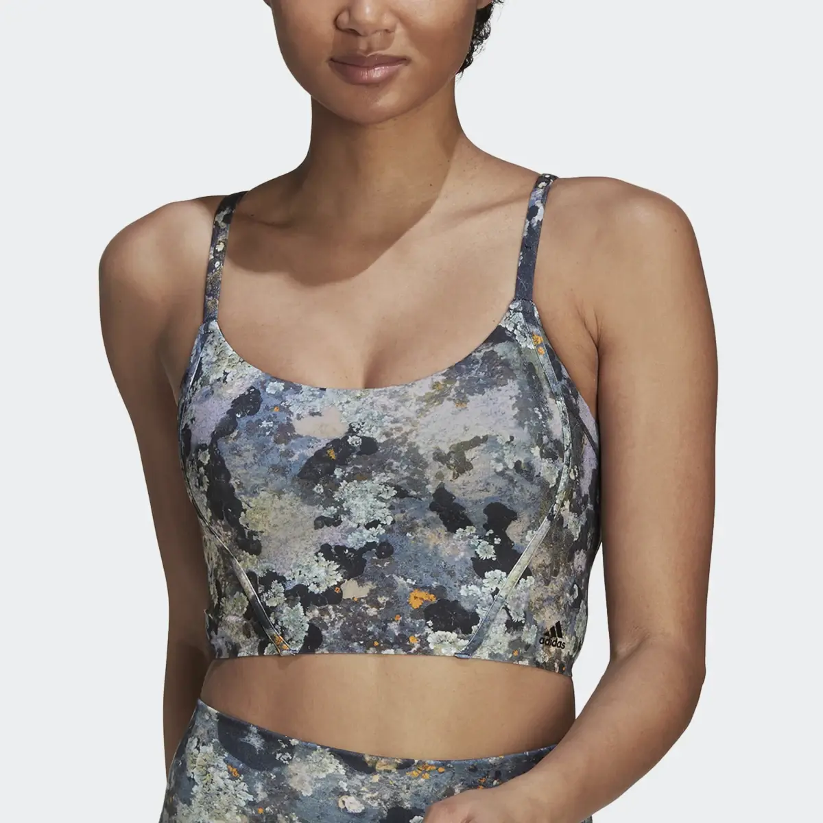 Adidas Yoga Light-Support Long Line Graphic Bra. 1