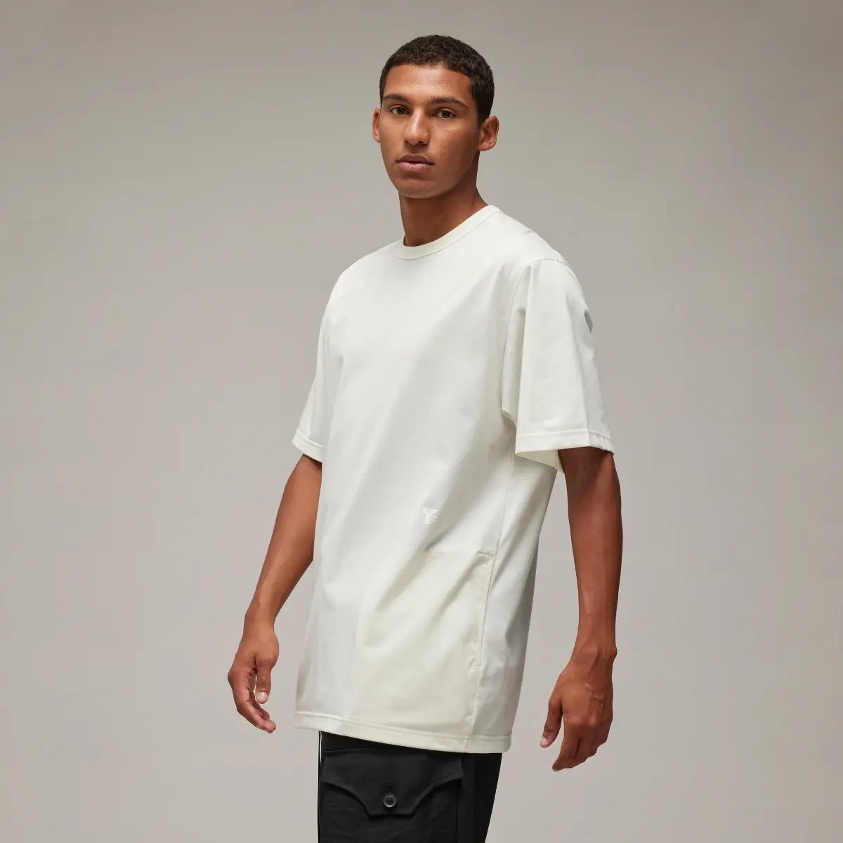 Adidas Y-3 Premium Short Sleeve T-Shirt. 2