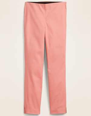 High-Waisted Super Skinny Ankle Pants for Women pink