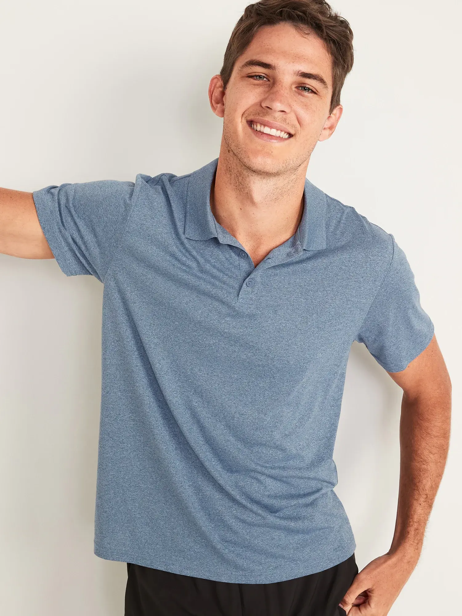 Old Navy Performance Core Polo for Men blue. 1