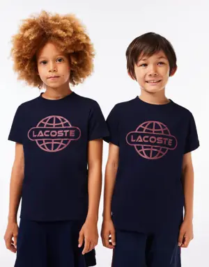Lacoste Cotton Jersey Planet Print T-shirt