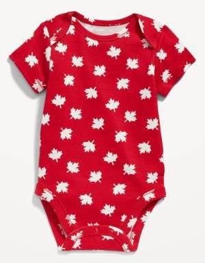 Printed Unisex Bodysuit for Baby multi