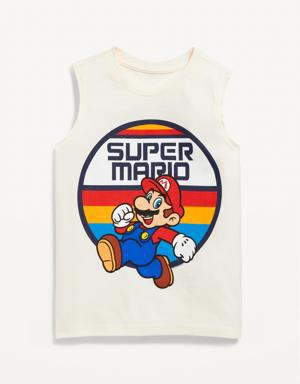 Super Mario™ Gender-Neutral Tank Top for Kids white