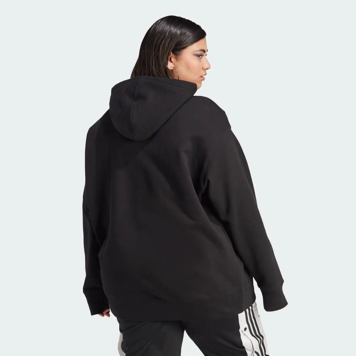 Adidas Adicolor Trefoil Hoodie (Plus Size). 3