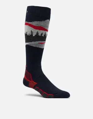 Omni-Heat NW Mountain Range Miodweight Ski Sock