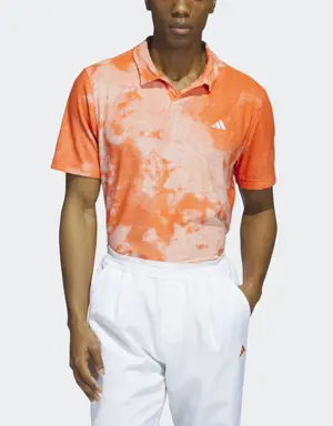 Adidas Made To Be Remade No-Button Jacquard Golf Shirt