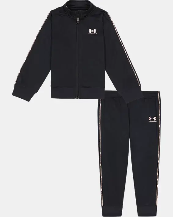 Under Armour Toddler Girls' UA Track Jacket & Joggers Set. 1