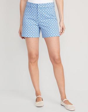 Old Navy High-Waisted Pixie Trouser Shorts for Women -- 5-inch inseam multi