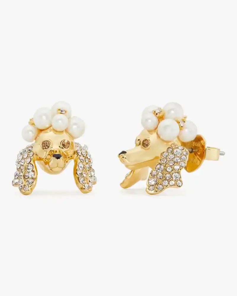 Kate Spade Poodles & Poms Studs. 1