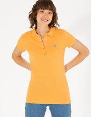 Kadın Turuncu Basic T-Shirt