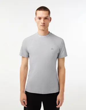 Lacoste T-shirt da uomo con collo con logo regular fit Lacoste