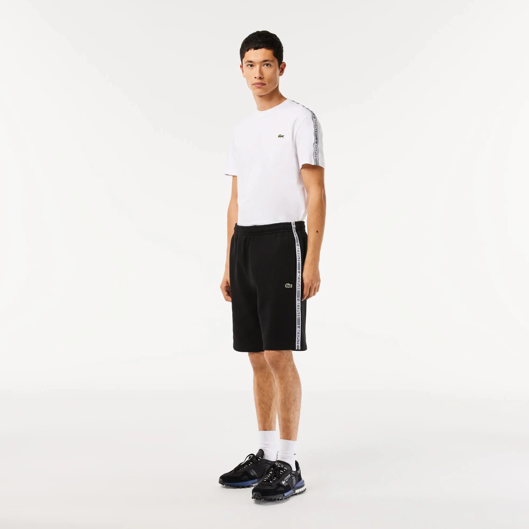 Lacoste Calções de flanela Jogger de algodão Lacoste para homem. 1