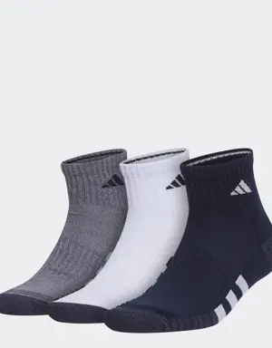 Cushioned Color Quarter Socks 3 Pairs