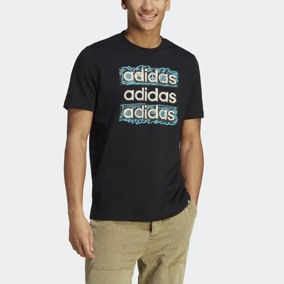 Adidas Sportswear Dream Doodle Multi Tee. 1