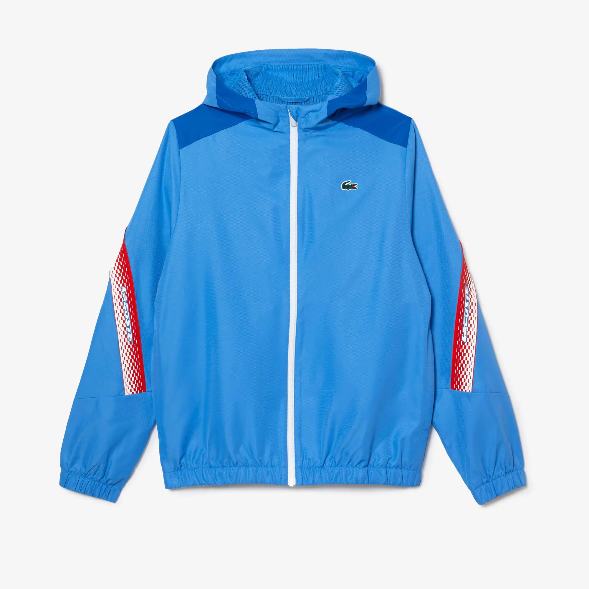 Lacoste Men’s Lacoste Tennis Recycled Polyester Hooded Jacket. 2