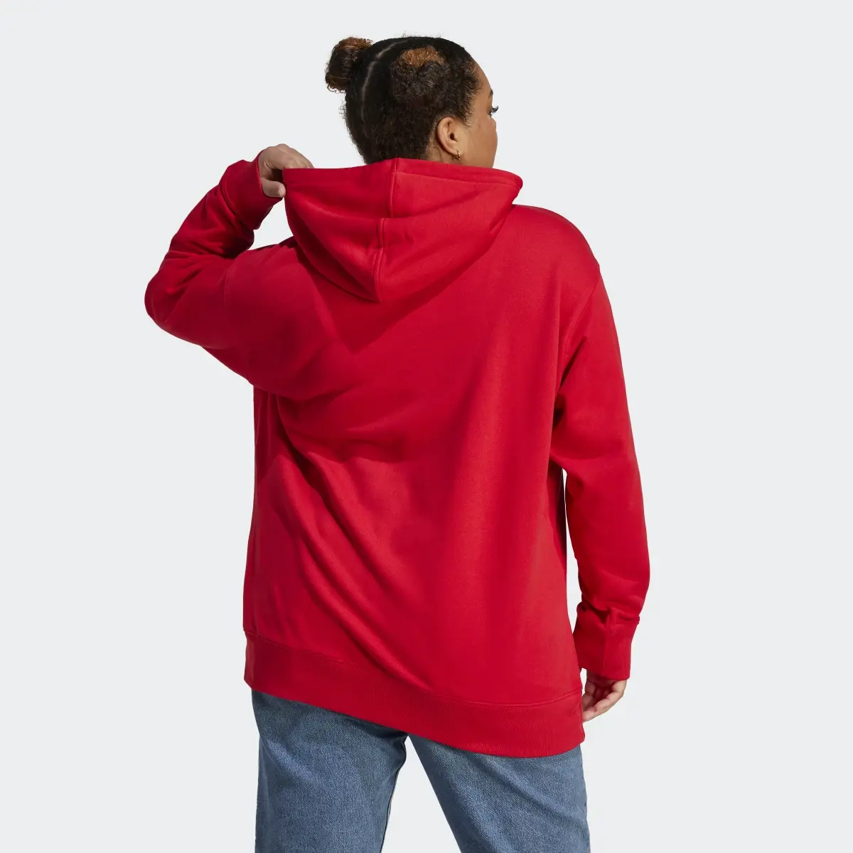 Adidas Trefoil Hoodie (Plus Size). 3