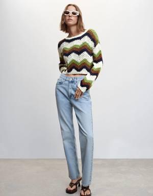 Pullover cotone crochet
