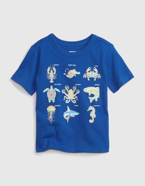Gap Toddler Organic Cotton Mix and Match Graphic T-Shirt blue