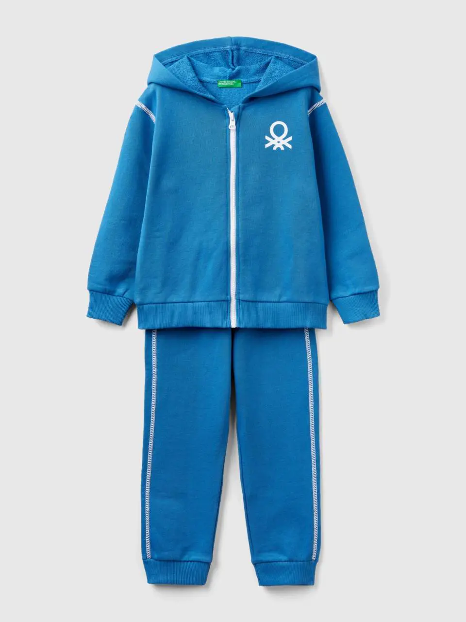 Benetton sweat tracksuit in 100% cotton. 1