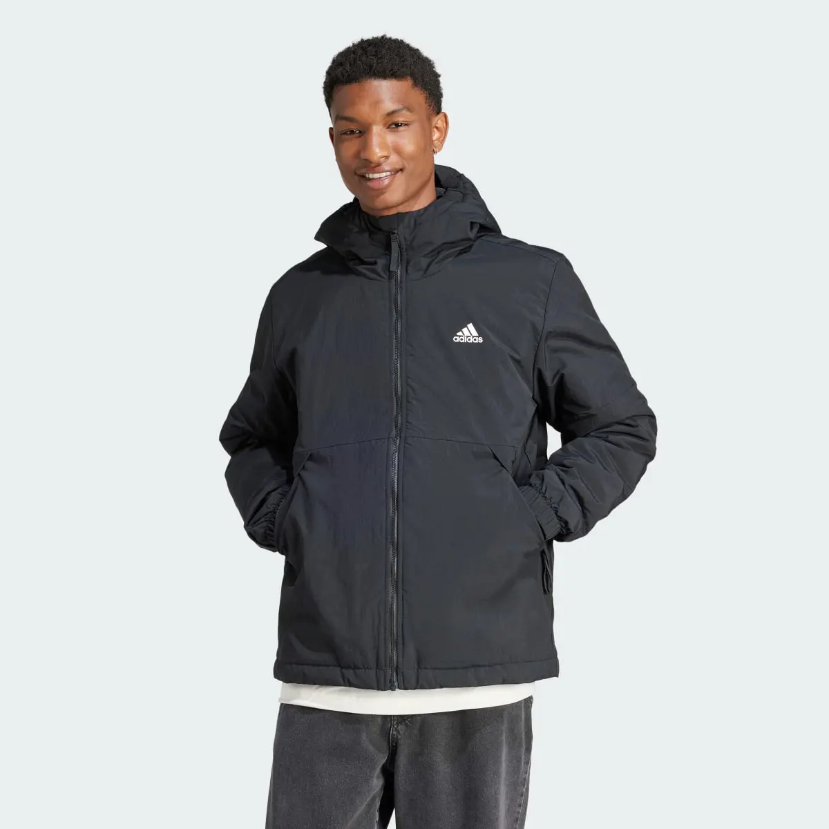 Adidas BSC Sturdy Insulated Hooded Jacket. 2