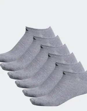 Athletic Cushioned No-Show Socks 6 Pairs XL