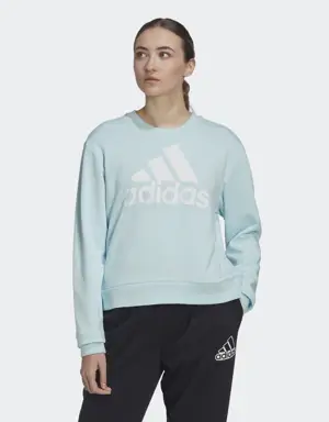 Adidas Essentials Logo Loose Sweatshirt