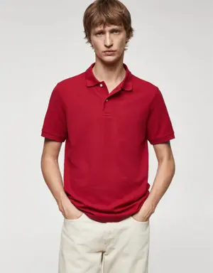 100% cotton regular-fit polo shirt