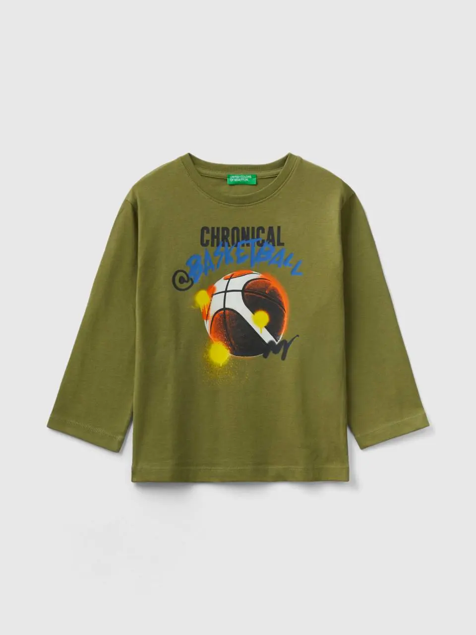 Benetton crew neck t-shirt with print. 1