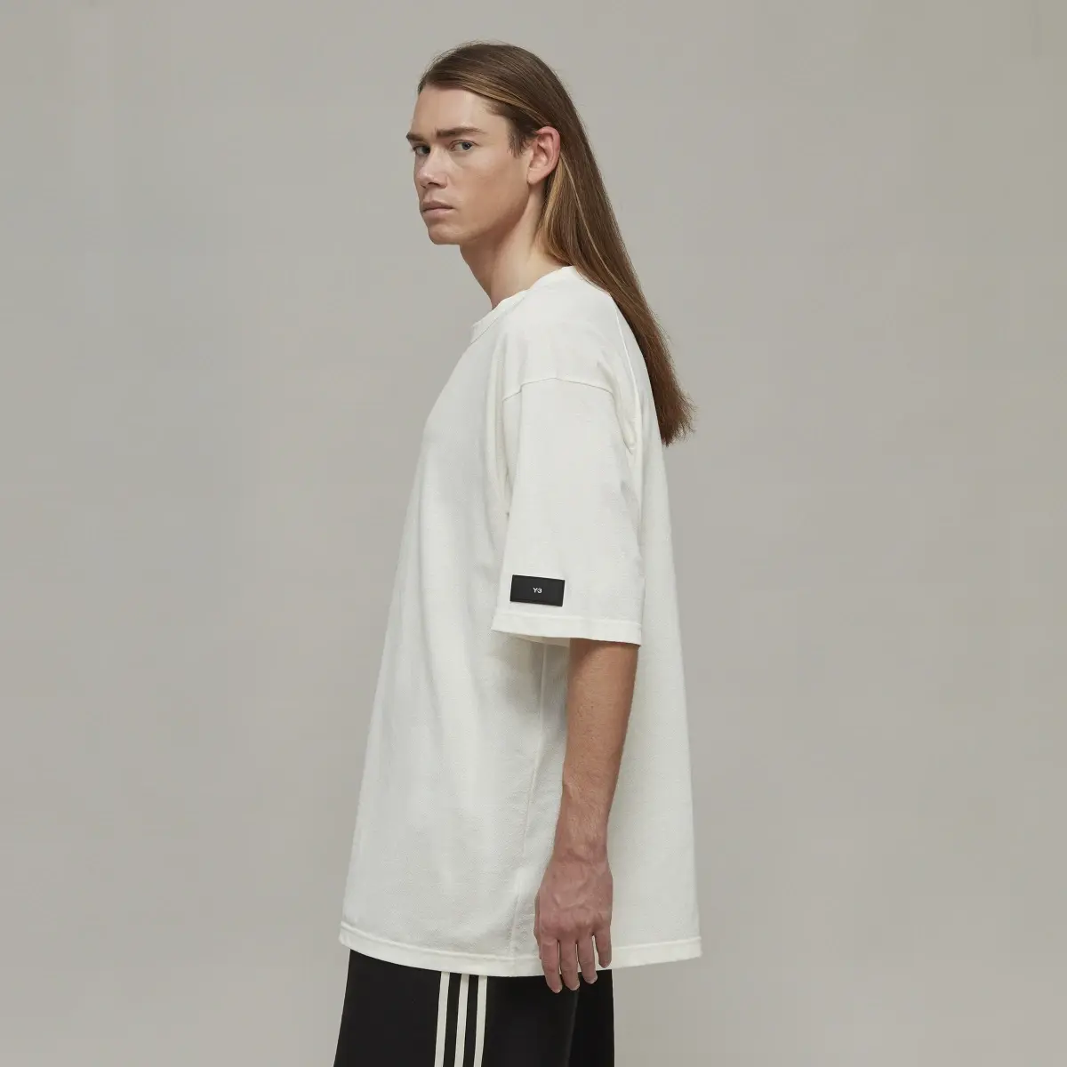 Adidas Y-3 Crepe Jersey T-Shirt. 2