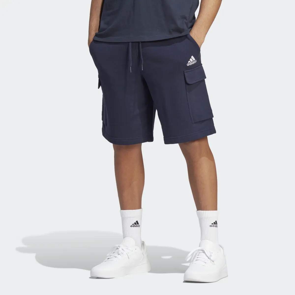 Adidas Essentials French Terry Cargo Shorts. 1