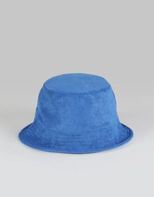 Kova Bucket Mavi Kadın Şapka