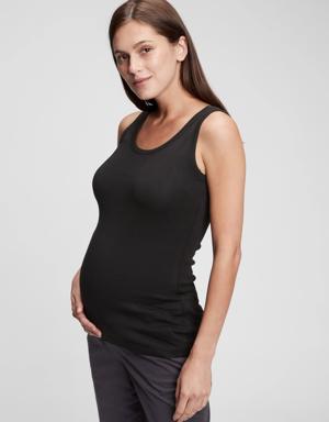 Maternity Modern Tank Top black